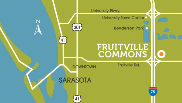 Sarasota Fruitville community neighborhood.